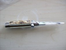 Renzo Beltrame Rare 7" Genuine Stag Italian Stiletto Renzo Beltrame Rare 7" Genuine Stag Italian Stiletto