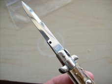 Renzo Beltrame Rare 7" Genuine Stag Italian Stiletto Renzo Beltrame Rare 7" Genuine Stag Italian Stiletto