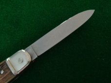 c. 1980's DISCONTINUED BOKER 715 STAG Lever Lock Automatic MINT