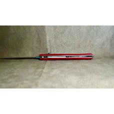 Bright red EdgeMaster automatic fishtail knife. Bright red EdgeMaster automatic fishtail knife.