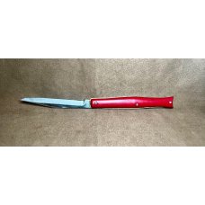 Bright red EdgeMaster automatic fishtail knife. Bright red EdgeMaster automatic fishtail knife.