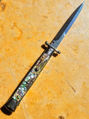 28cm Frank Beltrame Abalone Swing Guard