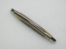 Queen Cutlery #15 half congress - Rare:  3 7/16” closed, early 1950s, genuine Roger bone handles