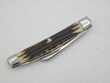 Queen Cutlery #15 half congress:  3 7/16” closed, 1958 – 1960, genuine Winterbotton bone handles