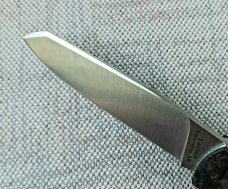Jason LeClair Custom Native..Ironwood and Copper CF..Cpm154...3 7/8" closed...maker's package 