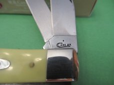Case XX 2018 Yellow Derlin Trapper with Clip Pattern # 3254C  CV