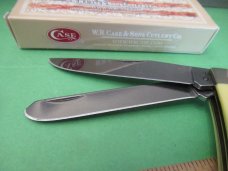 Case XX 2018 Yellow Derlin Trapper with Clip Pattern # 3254C  CV