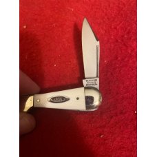 W R Case & Sons Cutlery Co I-197 Solingen Gernany Imitation Ivory  Boot  Knife With Single Blade 