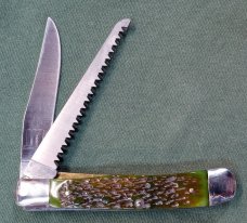 Customized Schrade 97OT Buzzsaw Trapper