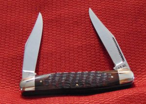  KA-BAR SMALL MUSKRAT BONE STAG 