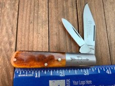 Russell Green River Works Barlow by Boker Smooth Brown Bone Solingen Germany Russell Green River Works Barlow by Boker Smooth Brown Bone Solingen Germany