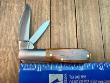 Russell Green River Works Barlow by Boker Smooth Brown Bone Solingen Germany Russell Green River Works Barlow by Boker Smooth Brown Bone Solingen Germany