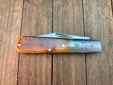 Russell Green River Works Barlow by Boker Smooth Brown Bone Solingen Germany Russell Green River Works Barlow by Boker Smooth Brown Bone Solingen Germany