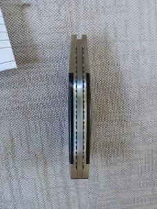 Riaan Ras Sheepsfoot Slipjoint..Jigged Buffalo Horn..14c28n .high polish blade..Castle.. 3.5"..coa Riaan Ras Sheepsfoot Slipjoint..Jigged Buffalo Horn..14c28n .high polish blade..Castle.. 3.5"..coa