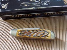 New Schrade Walden Anniversary Knife #295 with original Tin