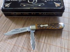 New Schrade Walden Anniversary Knife #295 with original Tin