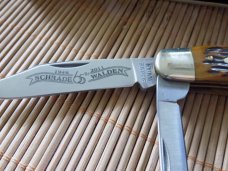 New Schrade Walden Anniversary Knife #295 with original Tin