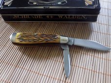 New Schrade Walden Anniversary Knife #295 with original Tin