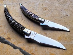A.G.A. Catalina Style with Fulcrum Release [2 knives]