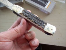 Hubertus Knife Rare NRA "Limited Edition" Large Size 11 Stag