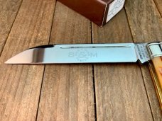 Schatt and Morgan File and Wire Series Swayback Clasp Worm Groove Bone ATS-34 Blade Schatt and Morgan File and Wire Series Swayback Clasp Worm Groove Bone ATS-34 Blade
