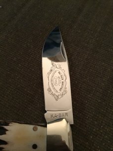 KABAR OLEANS NY SUPER FAT & GNARLY STAG GRIZZLY FOLDING HUNTER LIMITED EDITION WITH LARGE BLADE KABAR OLEANS NY SUPER FAT & GNARLY STAG GRIZZLY FOLDING HUNTER LIMITED EDITION WITH LARGE BLADE