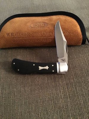 2020 CASE XX TB USA TONY BOSE TB712020 154-CM EBONY WOOD LOCKING LANNYS CLIP ONLY 200  MADE 