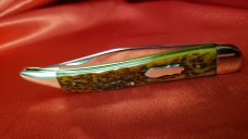 Maher & Grosh Jigged Bone Saber Cut Carbon Steel Large Powderhorn knife pre Great Eastern Near Mint Maher & Grosh Jigged Bone Saber Cut Carbon Steel Large Powderhorn knife pre Great Eastern Near Mint