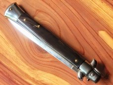 Frank Beltrame 11" Dark Horn Italian Automatic Stiletto - Dagger Frank Beltrame 11" Dark Horn Italian Automatic Stiletto - Dagger