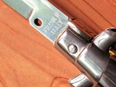 Frank Beltrame 11″ Buffalo Horn Bayonet Switchblade Frank Beltrame 11″ Buffalo Horn Bayonet Switchblade