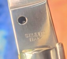 Frank Beltrame. 11" Ebony Italian Automatic Stiletto - Swedge Frank Beltrame. 11" Ebony Italian Automatic Stiletto - Swedge