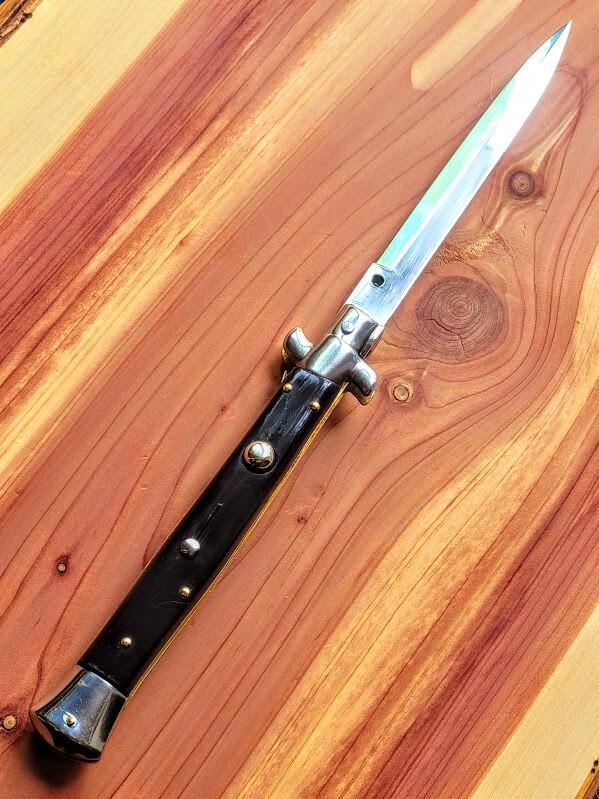 11" Dark Horn Italian Automatic Stiletto - Bayonet
