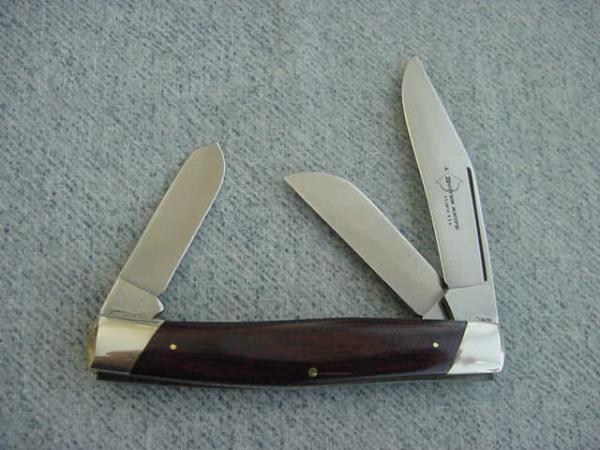 RARE, RARE BOWEN U.S.A. 1972, Etched, Slant Bolsters, Large Stockman Pattern Pocket Knife RARE, RARE BOWEN U.S.A. 1972, Etched, Slant Bolsters, Large Stockman Pattern Pocket Knife