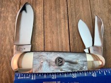 Kabar Elephant Toe Nail Black Pearl Acrylic File Worked Backsprings 1991 Kabar Elephant Toe Nail Black Pearl Acrylic File Worked Backsprings 1991