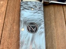Kabar Elephant Toe Nail Black Pearl Acrylic File Worked Backsprings 1991 Kabar Elephant Toe Nail Black Pearl Acrylic File Worked Backsprings 1991