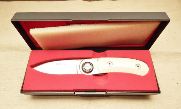 Gerber Paul Series II, Model 2, Axial Lock Knife with Mastodon Scales Gerber Paul Series II, Model 2, Axial Lock Knife with Mastodon Scales