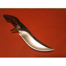 Buck 408 Klainga Pro, 2011 Model, S30V Blade, Rosewood scales, Brass Guard