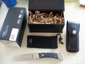 Buck 110 Elite FH G-10 Nickel Bolsters S30V Blade Lifetime Warranty
