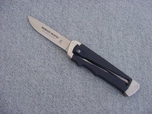 RARE Vintage BOKER-MATIC 700, SOLINGEN, GERMANY Retractable Opener Pocket Knife MIB