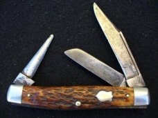 RARE NAME LACKAWANNA STOCKMAN KNIFE