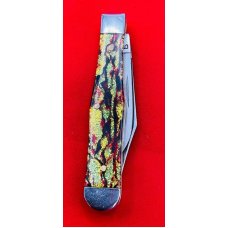 Vintage CASE XX Lightning S USA 1-Dot CT225 1/2 Small Coke Bottle Swell Center Pocket Knife 1989 Vintage CASE XX Lightning S USA 1-Dot CT225 1/2 Small Coke Bottle Swell Center Pocket Knife 1989