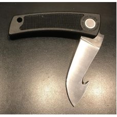 Mint 1980s Gerber U.S.A. Bolt-Action Gut-Hook Pocket Knife with Sheath Mint 1980s Gerber U.S.A. Bolt-Action Gut-Hook Pocket Knife with Sheath