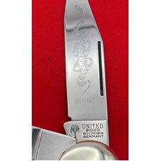UNITED BOKER SOLINGEN GERMANY 2-Blade Copperhead Jack Folding Pocket Knife Christmas Tree Scakes NM UNITED BOKER SOLINGEN GERMANY 2-Blade Copperhead Jack Folding Pocket Knife Christmas Tree Scakes NM