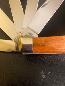 2009 Case XX USA 6554 SS Shepherds Hill Exclusive Chestnut Bone Handle With Cigar Band Beast 5 Blad 2009 Case XX USA 6554 SS Shepherds Hill Exclusive Chestnut Bone Handle With Cigar Band Beast 5 Blad