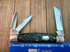 Schatt and Morgan Swayback Whittler Deep Green Bone Schatt and Morgan Swayback Whittler Deep Green Bone