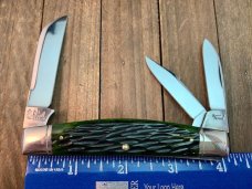 Schatt and Morgan Swayback Whittler Deep Green Bone Schatt and Morgan Swayback Whittler Deep Green Bone