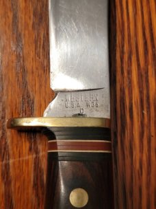 Western W36 D fixed blade knife Western W36 D fixed blade knife