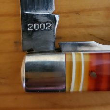 *SUPER RARE!* Schatt and Morgan Doctor's Knife ~ 2002 ~ Candy Stripe Celluloid *SUPER RARE!* Schatt and Morgan Doctor's Knife ~ 2002 ~ Candy Stripe Celluloid
