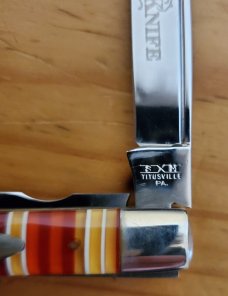 *SUPER RARE!* Schatt and Morgan Doctor's Knife ~ 2002 ~ Candy Stripe Celluloid *SUPER RARE!* Schatt and Morgan Doctor's Knife ~ 2002 ~ Candy Stripe Celluloid