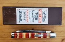 *SUPER RARE!* Schatt and Morgan Doctor's Knife ~ 2002 ~ Candy Stripe Celluloid *SUPER RARE!* Schatt and Morgan Doctor's Knife ~ 2002 ~ Candy Stripe Celluloid